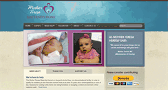 Desktop Screenshot of motherteresamaternityhome.com